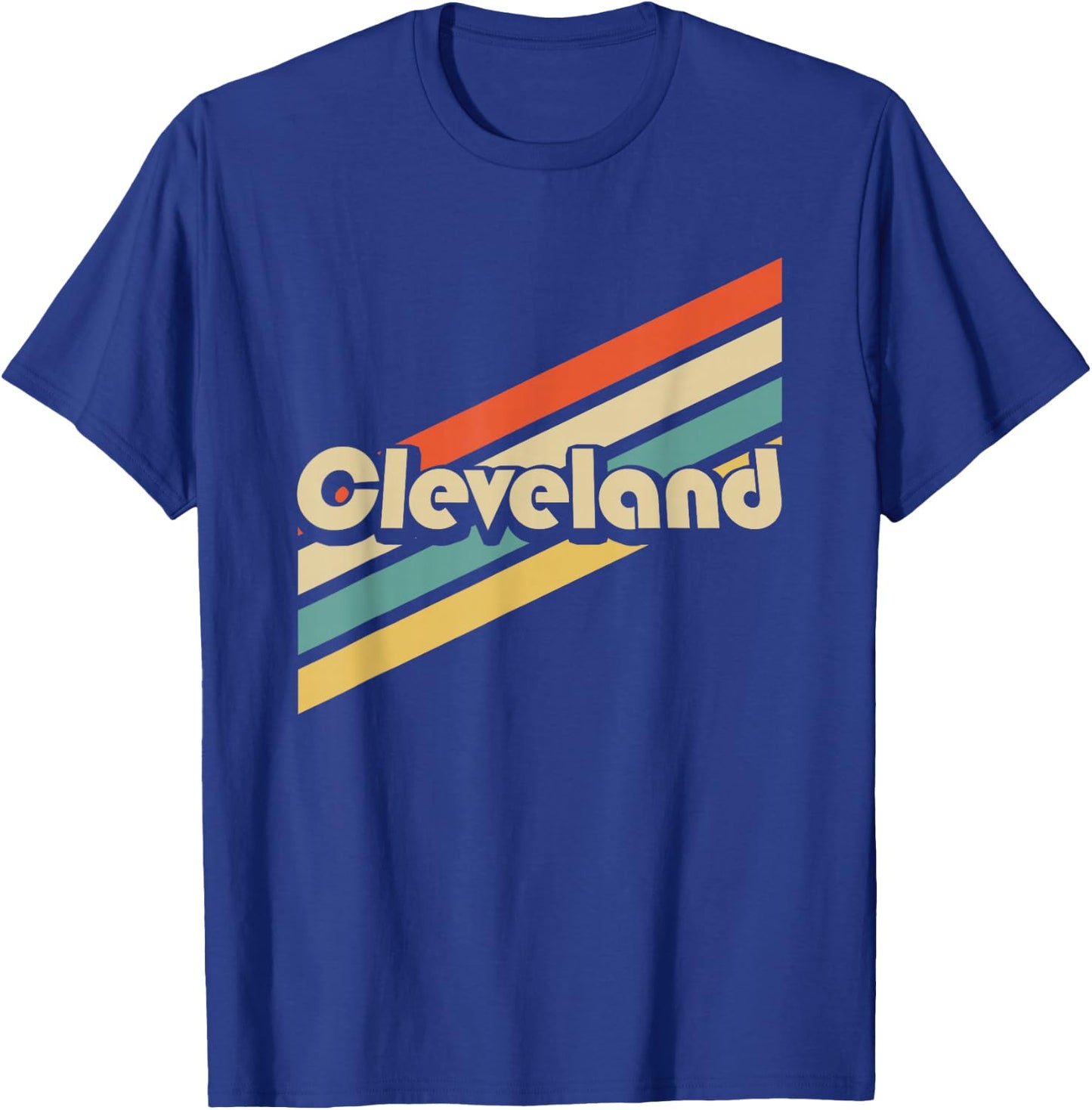 Vintage 80s Cleveland Ohio T-Shirt - T-Shirt | Royal