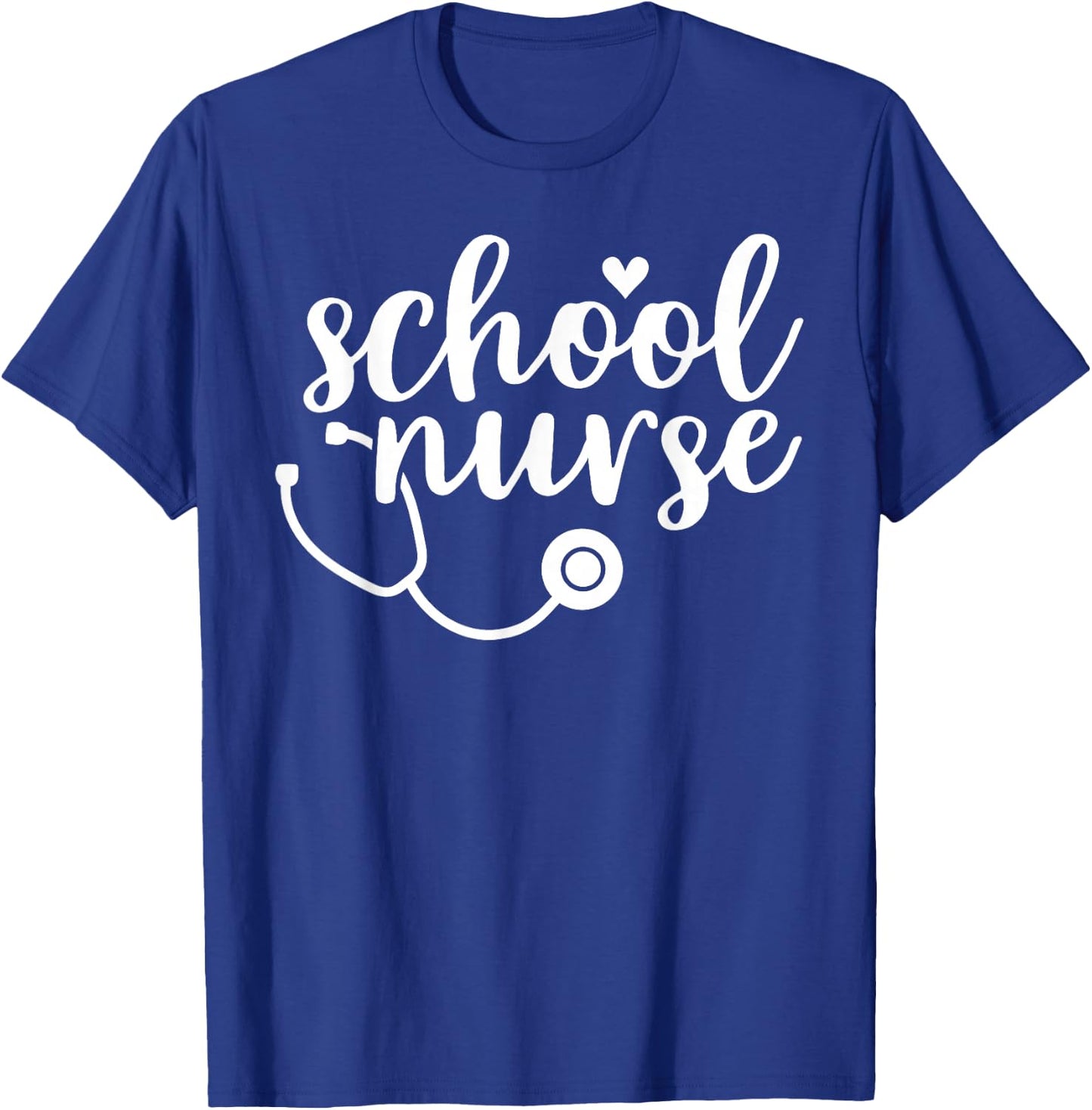 Cute School Nurse Appreciation T-Shirt - T-Shirt | Royal
