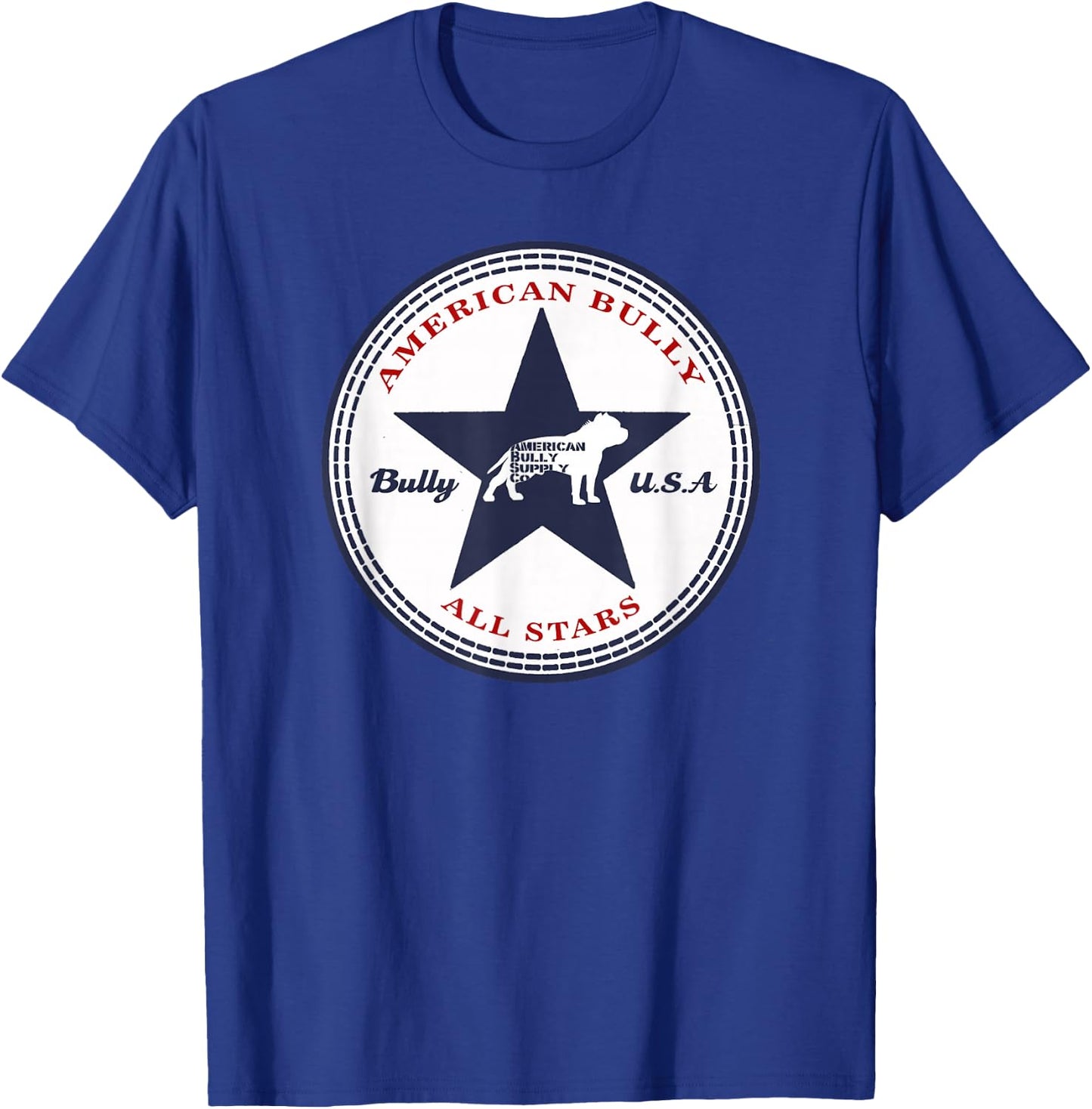 American Bully All Stars Bully U.S.A. T-Shirt - T-Shirt | Royal