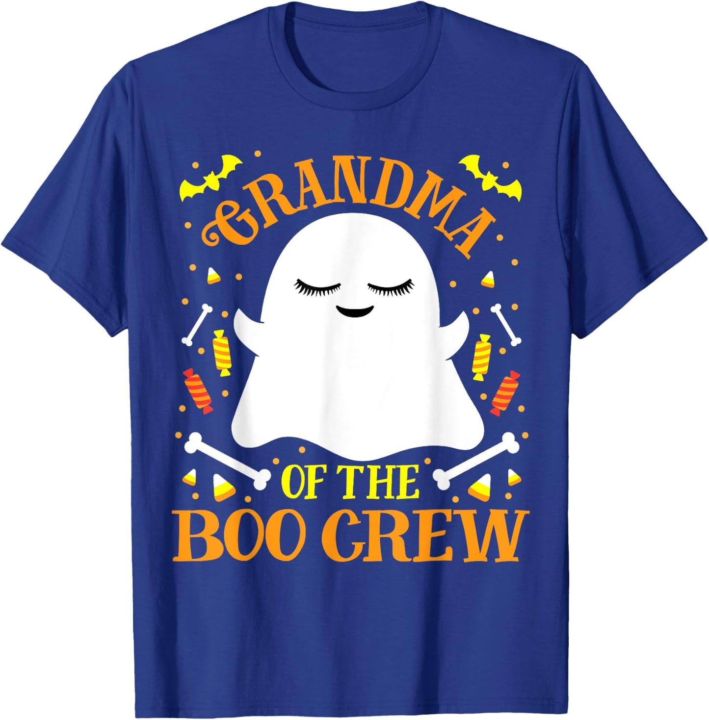 Grandma Boo Crew Ghost Matching Family Set Women's Halloween T-Shirt - T-Shirt | Royal