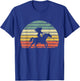 Girl Horse Riding Shirt Vintage Cowgirl Texas Ranch T-Shirt - T-Shirt | Royal