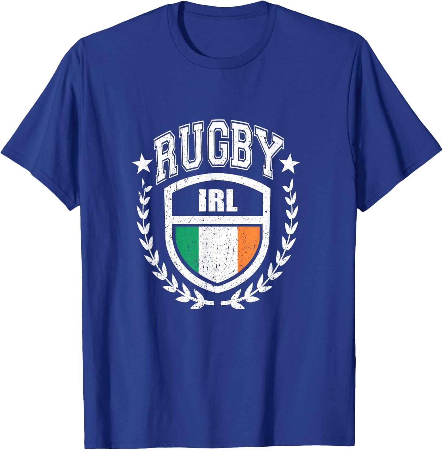 Ireland Rugby Equipment Irish Flag Vintage Sport T-Shirt - T-Shirt | Royal