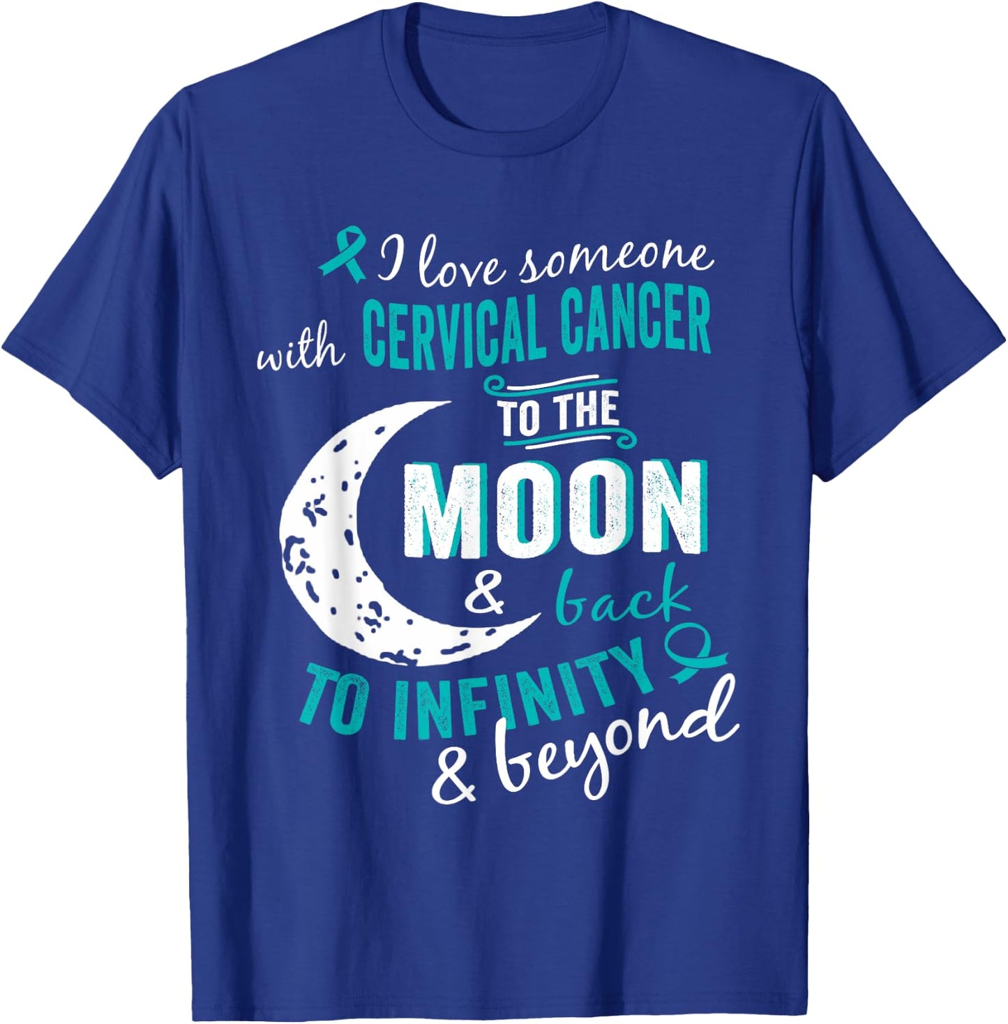 Cervical Cancer Shirts - Cervical Cancer Awareness Shirt T-Shirt - T-Shirt | Royal