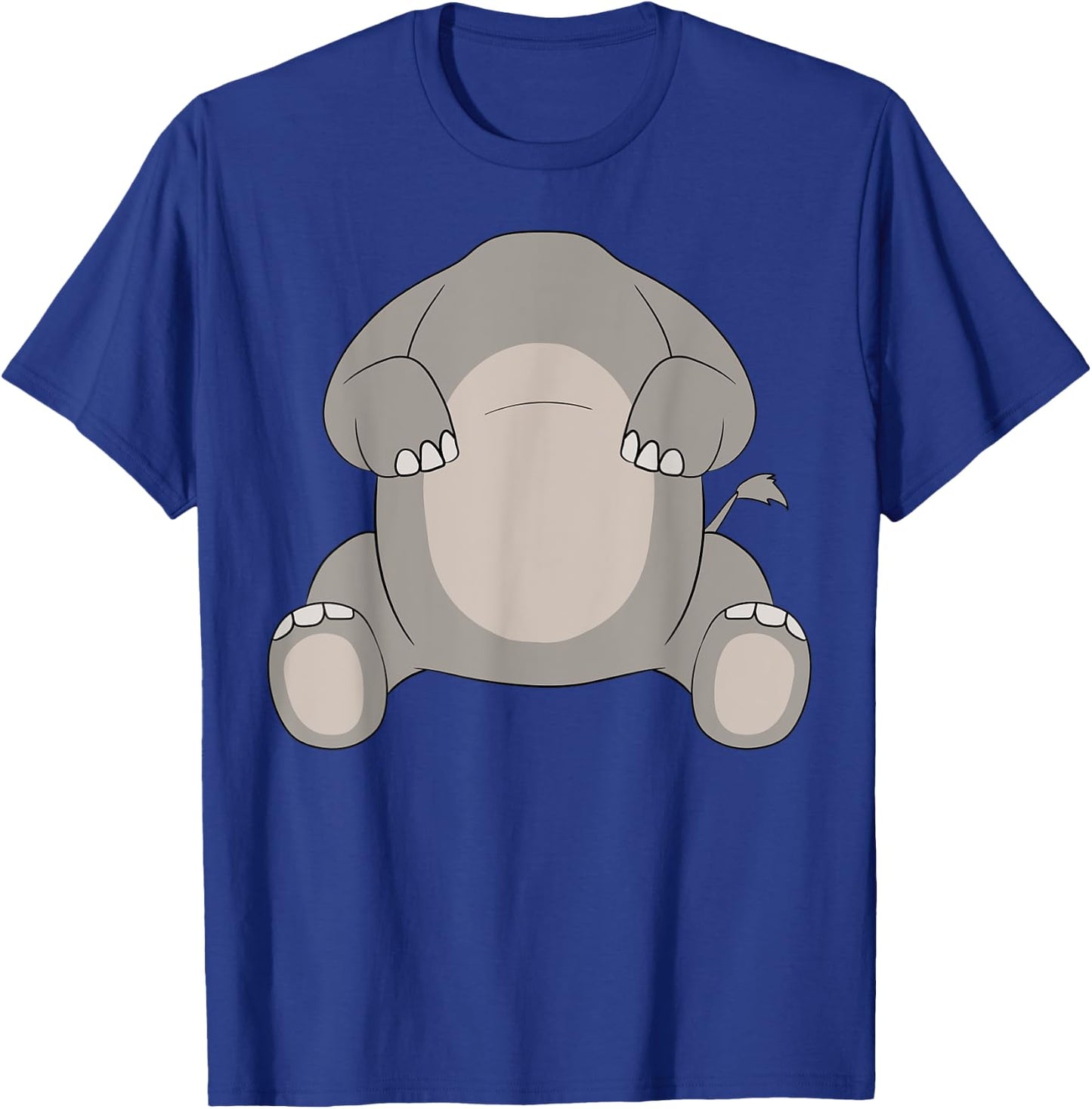 Elephant Body Costume Easy Halloween Costume Gift Funny T-Shirt - T-Shirt | Royal