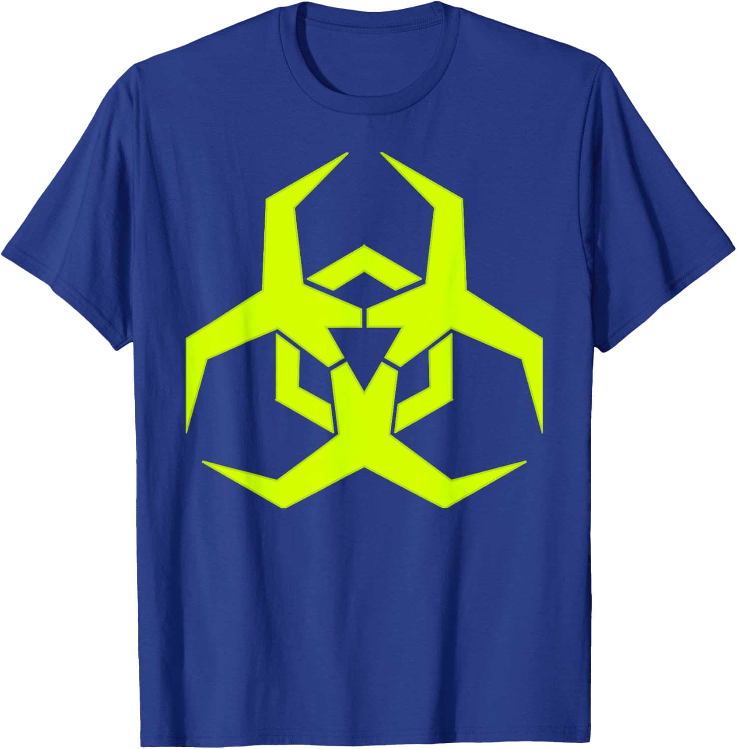 Toxic Neon Green Biohazard Symbol T-Shirt - T-Shirt | Royal