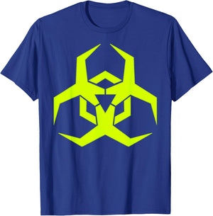 Toxic Neon Green Biohazard Symbol T-Shirt - T-Shirt | Royal