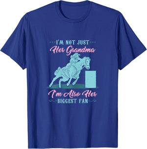 Barrel Racing I Equestrian Horse Grandma T-Shirt - T-Shirt | Royal