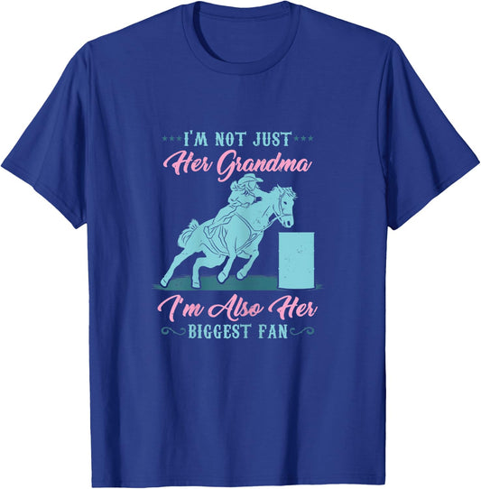 Barrel Racing I Equestrian Horse Grandma T-Shirt - T-Shirt | Royal