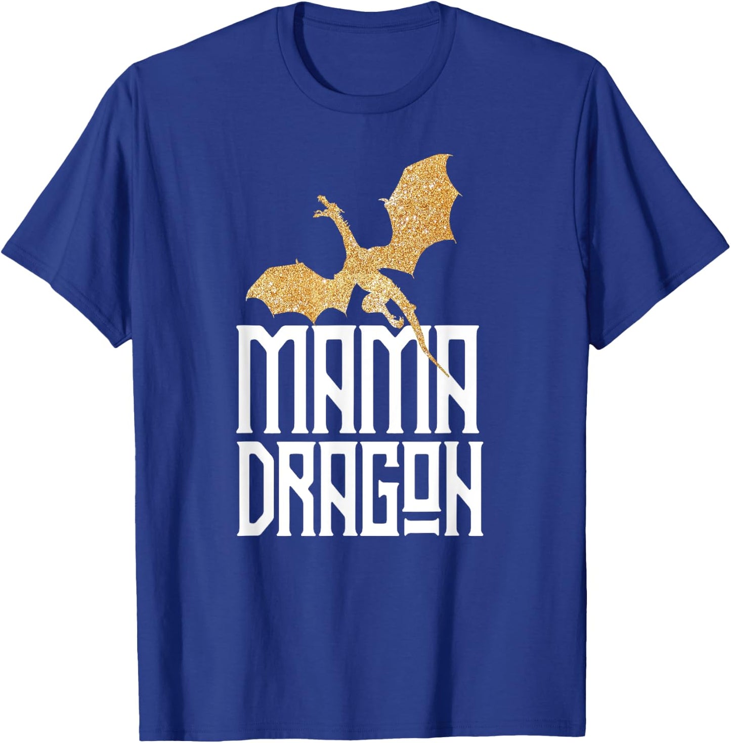Mama Dragon Christmas Matching Family Tribe Mom Wife T-Shirt - T-Shirt | Royal