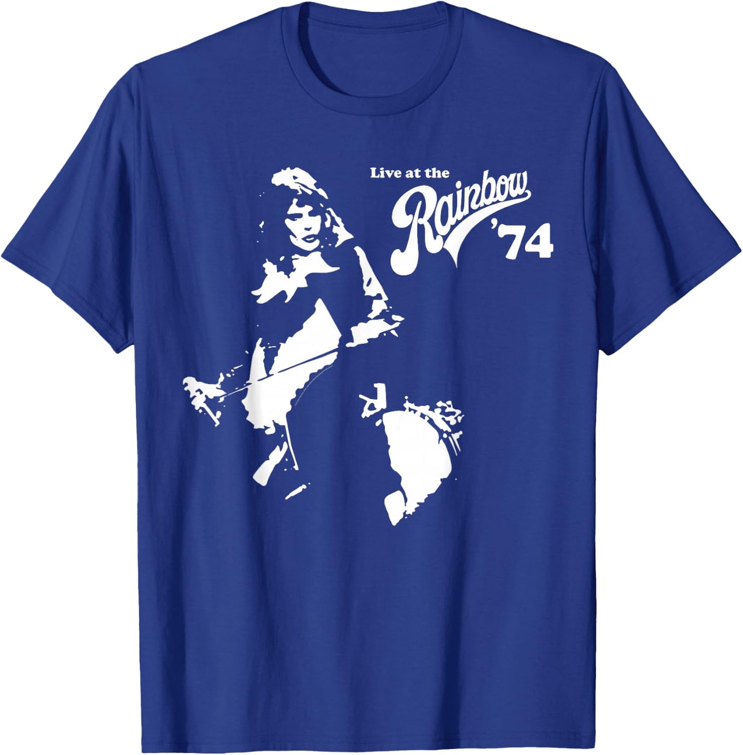 Queen Official Live at The Rainbow 74 Freddie T-Shirt - T-Shirt | Royal