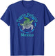Puerto Vallarta Vintage Tribal Turtle Gift T-Shirt - T-Shirt | Royal