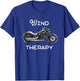 Wind therapy - motorcycle T-Shirt - T-Shirt | Royal