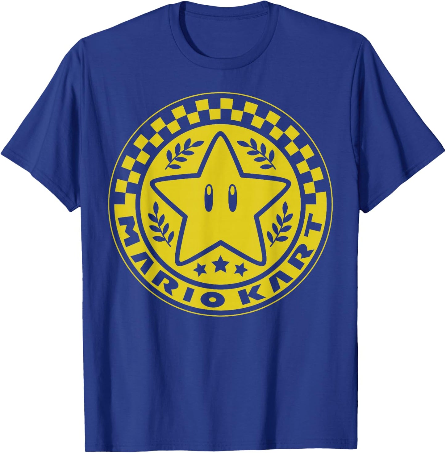 Nintendo Mario Kart Star Cup Emblem Graphic T-Shirt - T-Shirt | Royal