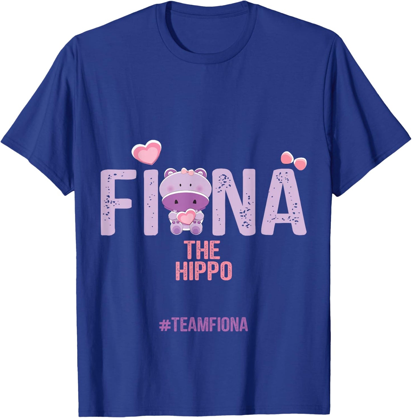 Fiona The Hippo Team Fiona T-Shirt - T-Shirt | Royal