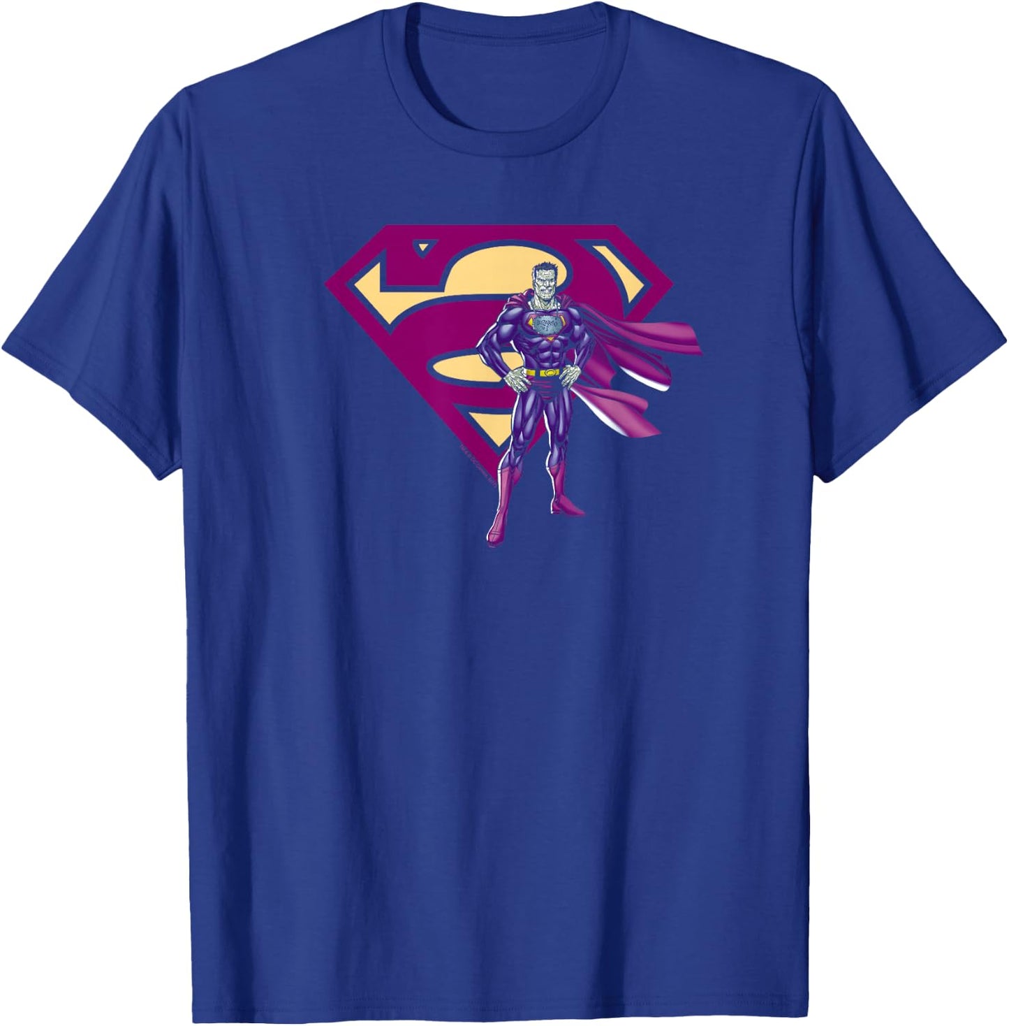 Superman Bizarro & Logo T-Shirt - T-Shirt | Royal