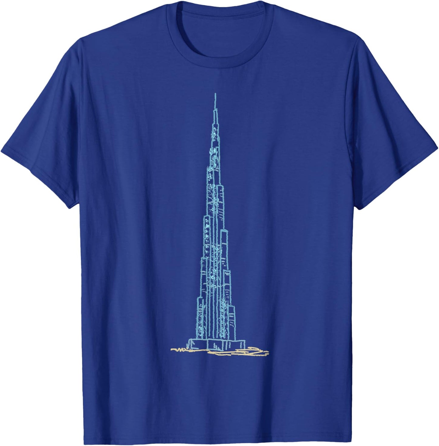 Burj Khalifa Dubai T Shirt T-Shirt - T-Shirt | Royal