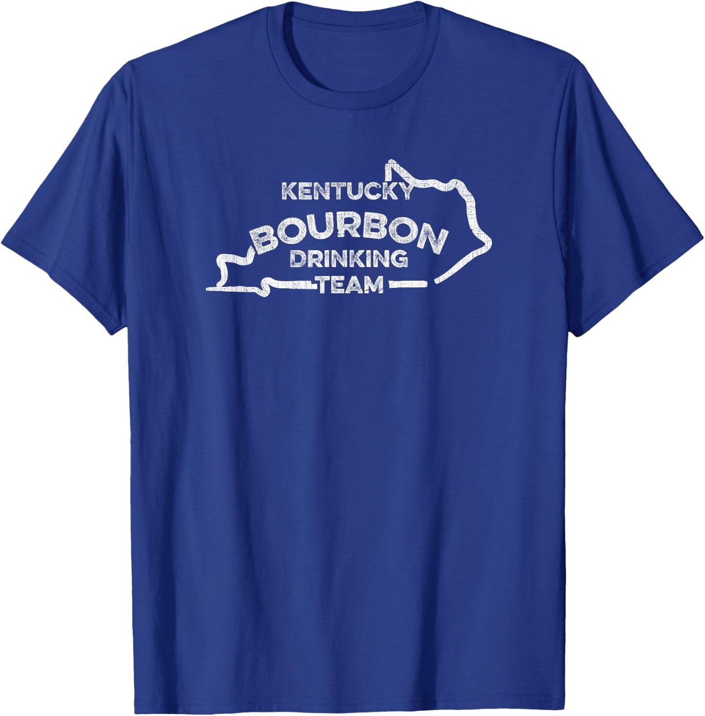 Kentucky Bourbon Drinking Team State - Whiskey Lover T-Shirt - T-Shirt | Royal