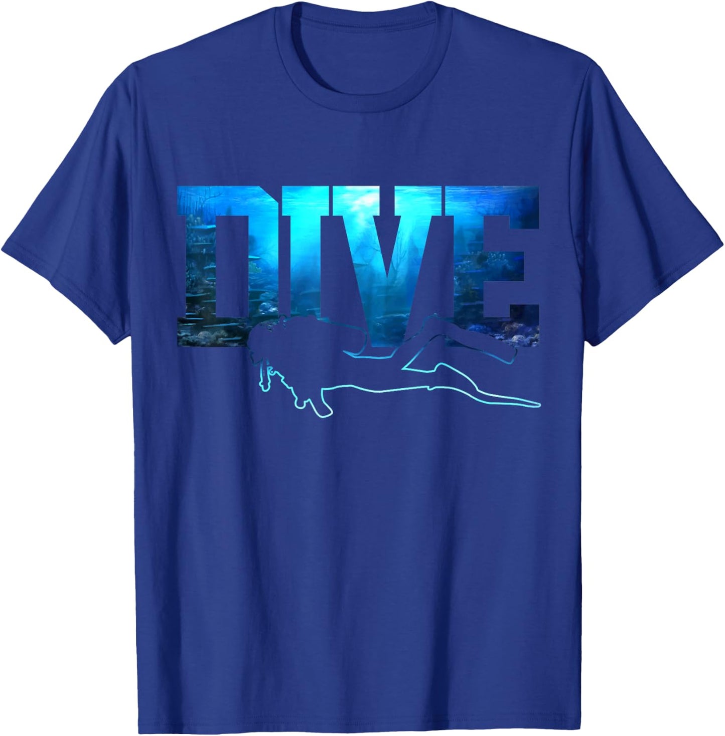 Tauchen - & Geschenke fr Taucher Diving Dive Diver Gift T-Shirt - T-Shirt | Royal
