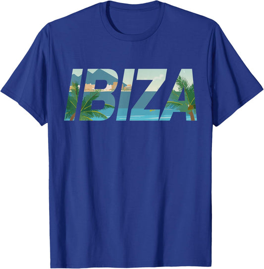 Spain Ibiza Beach Vacation Destination Travel T-Shirt - T-Shirt | Royal