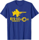Navy Fighter Jet - F/A-18 Hornet T-Shirt - T-Shirt | Royal