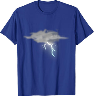 Storm Cloud Lightning Bad Weather T-Shirt - T-Shirt | Royal