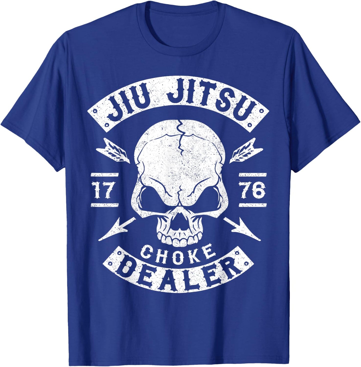 Jiu Jitsu T Shirt, Choke Dealer, Mma Shirt, Bjj T-Shirt - T-Shirt | Royal