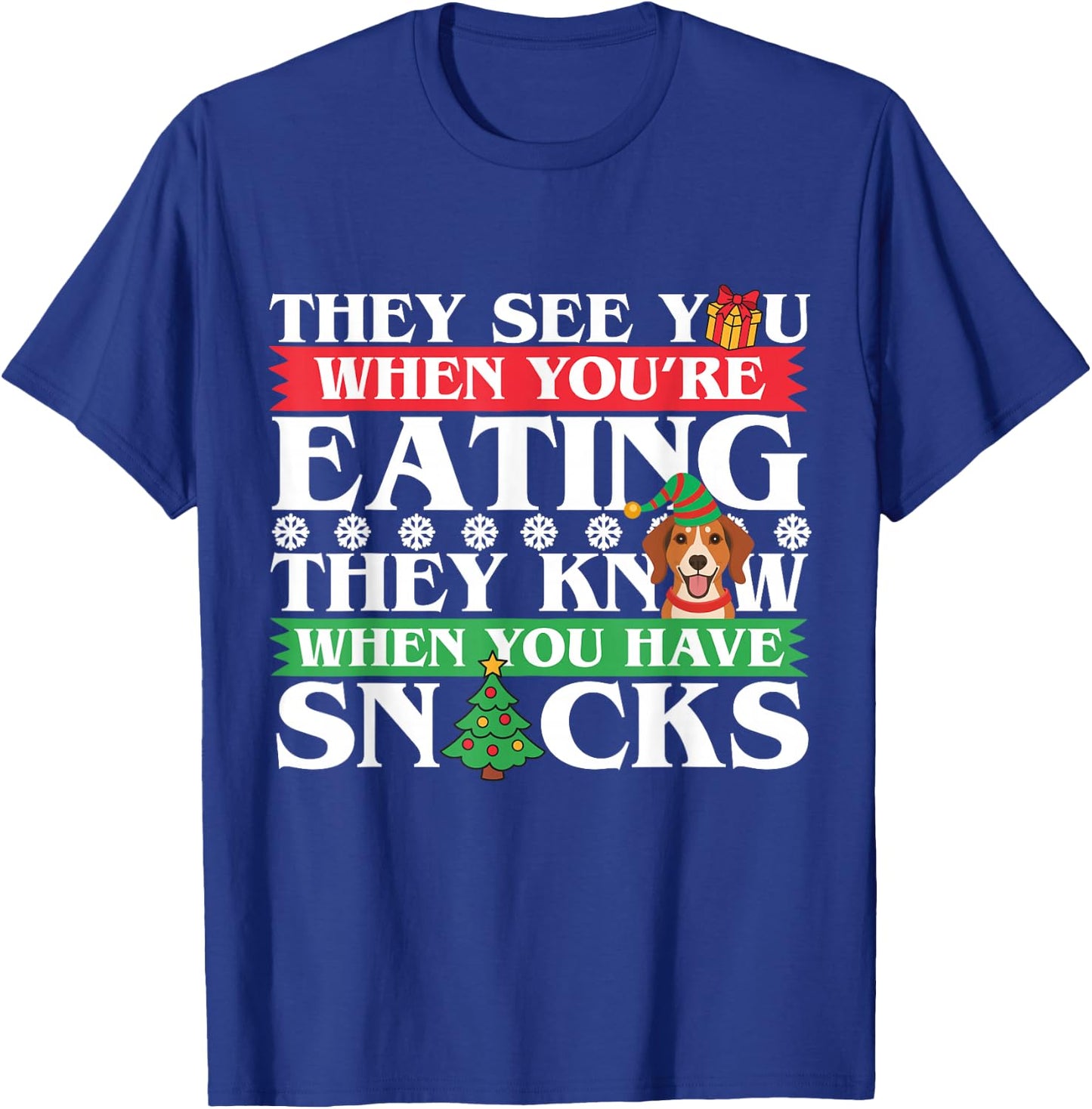 Beagle Christmas Shirt - Beagle Lover and Gifts T-Shirt - T-Shirt | Royal