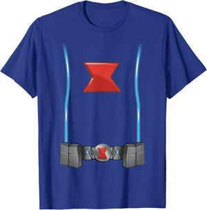 Marvel Avengers Black Widow Super Suit Halloween T-Shirt - T-Shirt | Royal