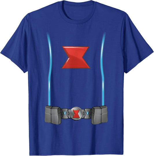 Marvel Avengers Black Widow Super Suit Halloween T-Shirt - T-Shirt | Royal