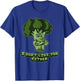 I Don't Like You Either - Vegan Vegetarian Broccoli T-Shirt - T-Shirt | Royal