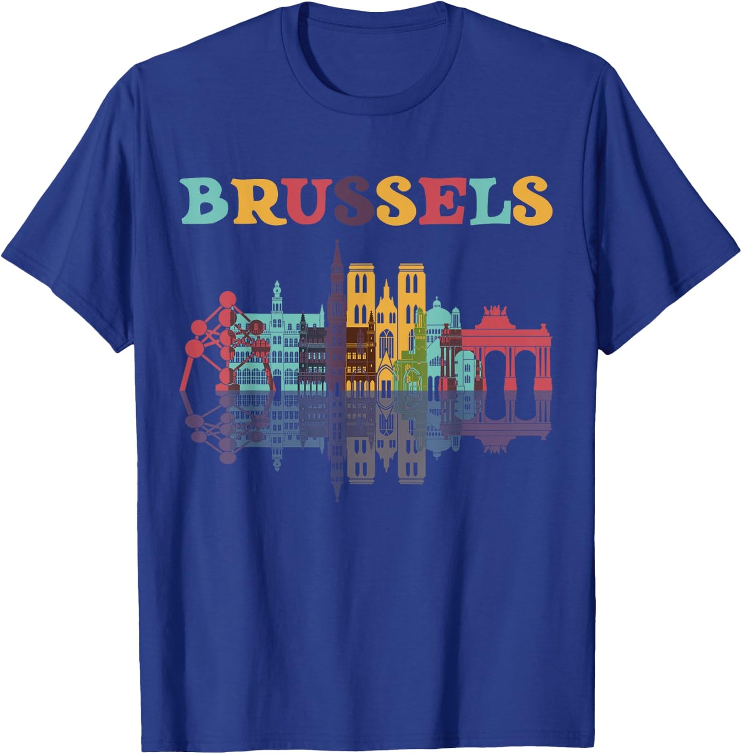 Belgium Brussels Travel Family Vacation Europian Trip Shirt T-Shirt - T-Shirt | Royal