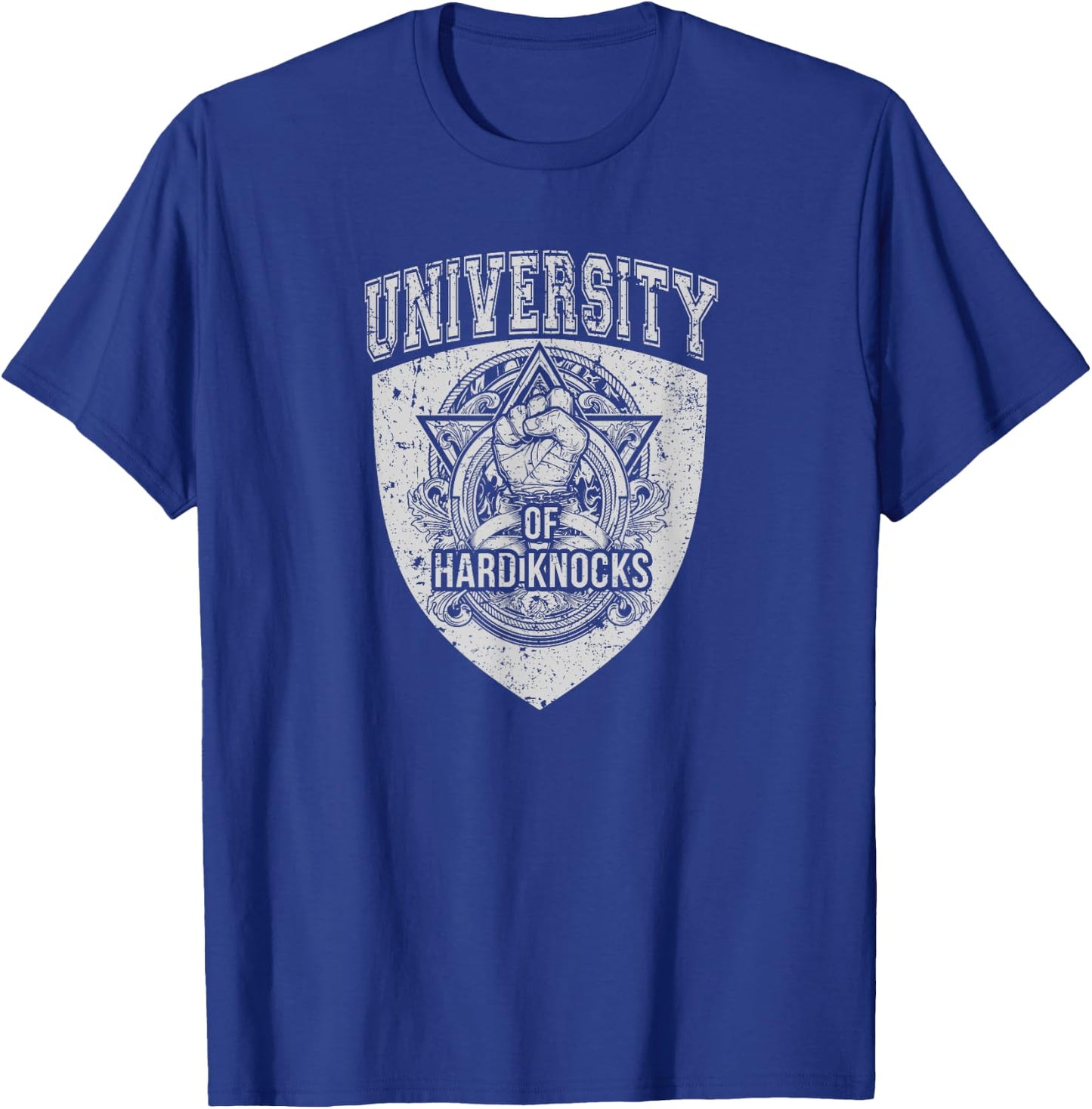 School of Hard Knocks, Funny University Gift College T-Shirt - T-Shirt | Royal