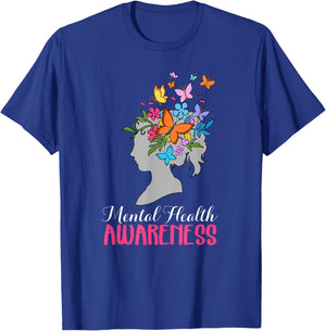 Mental Health Awareness Shirt T-Shirt - T-Shirt | Royal