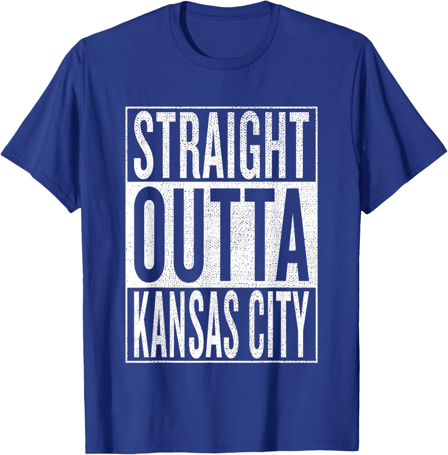 Straight Outta Kansas City Great Travel & Gift T-Shirt - T-Shirt | Royal