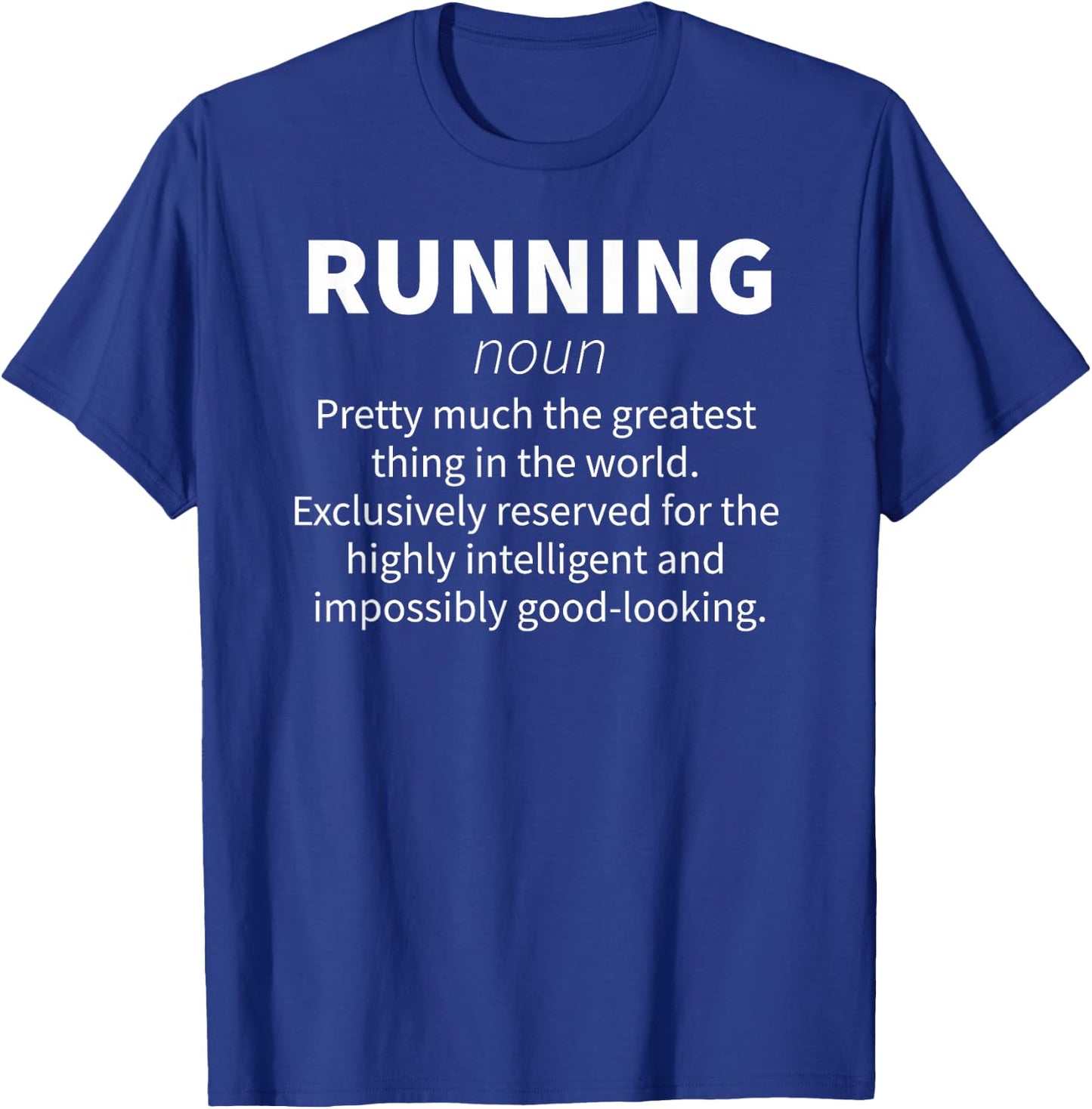 Running Funny Definition Funny 5k Marathon Runner Gift T-Shirt - T-Shirt | Royal