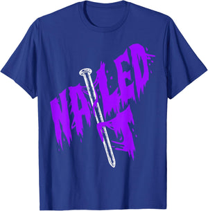 Purple Nailed IT Purple Graphic T-Shirt - T-Shirt | Royal