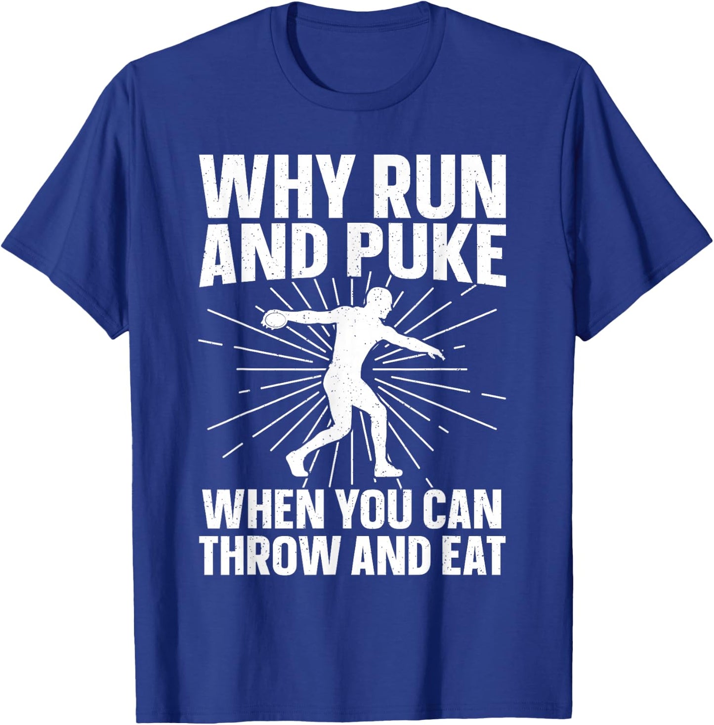 Funny Discus Throwing Art Women Throw Discus Thrower T-Shirt - T-Shirt | Royal