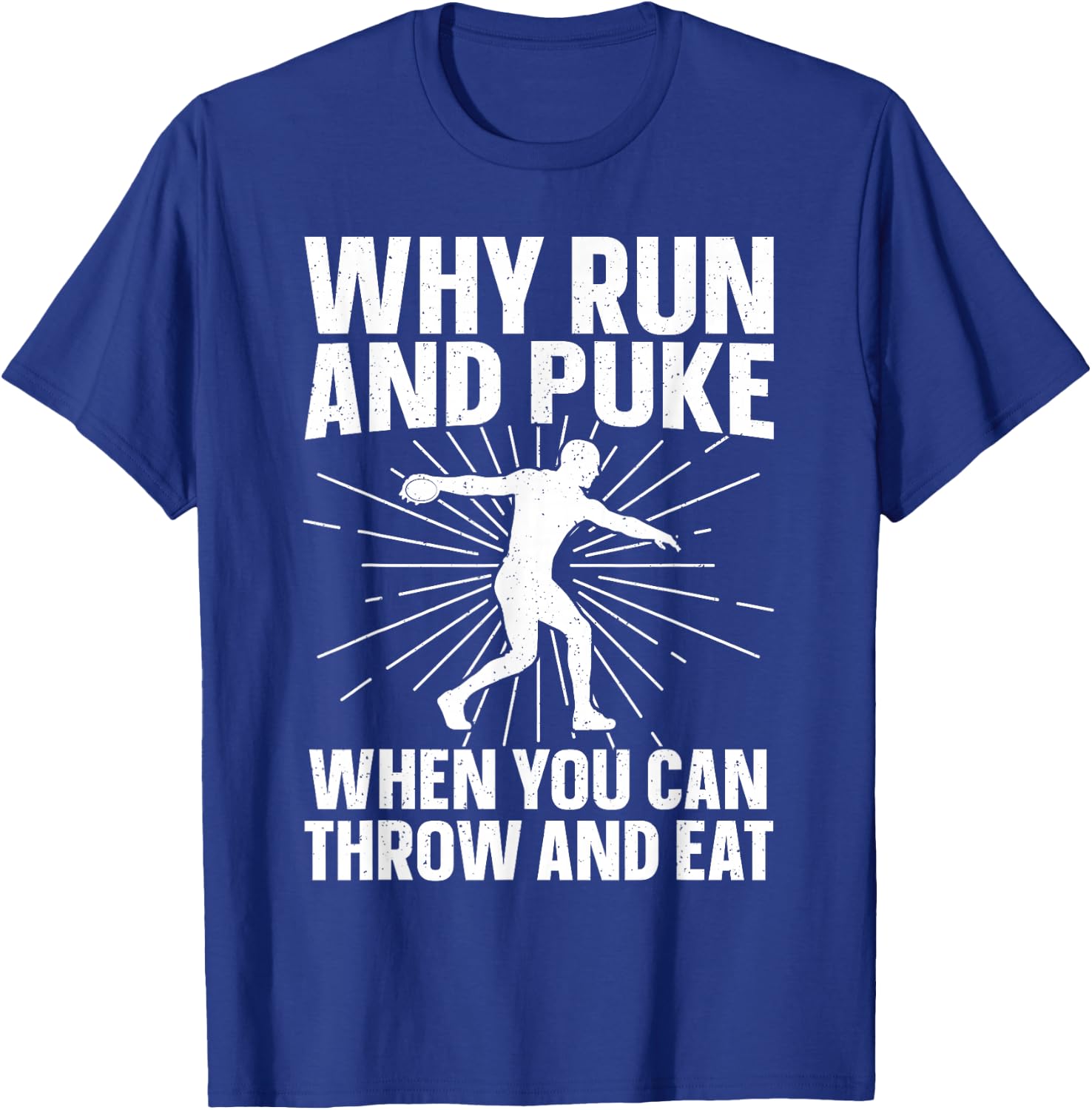 Funny Discus Throwing Art Women Throw Discus Thrower T-Shirt - T-Shirt | Royal
