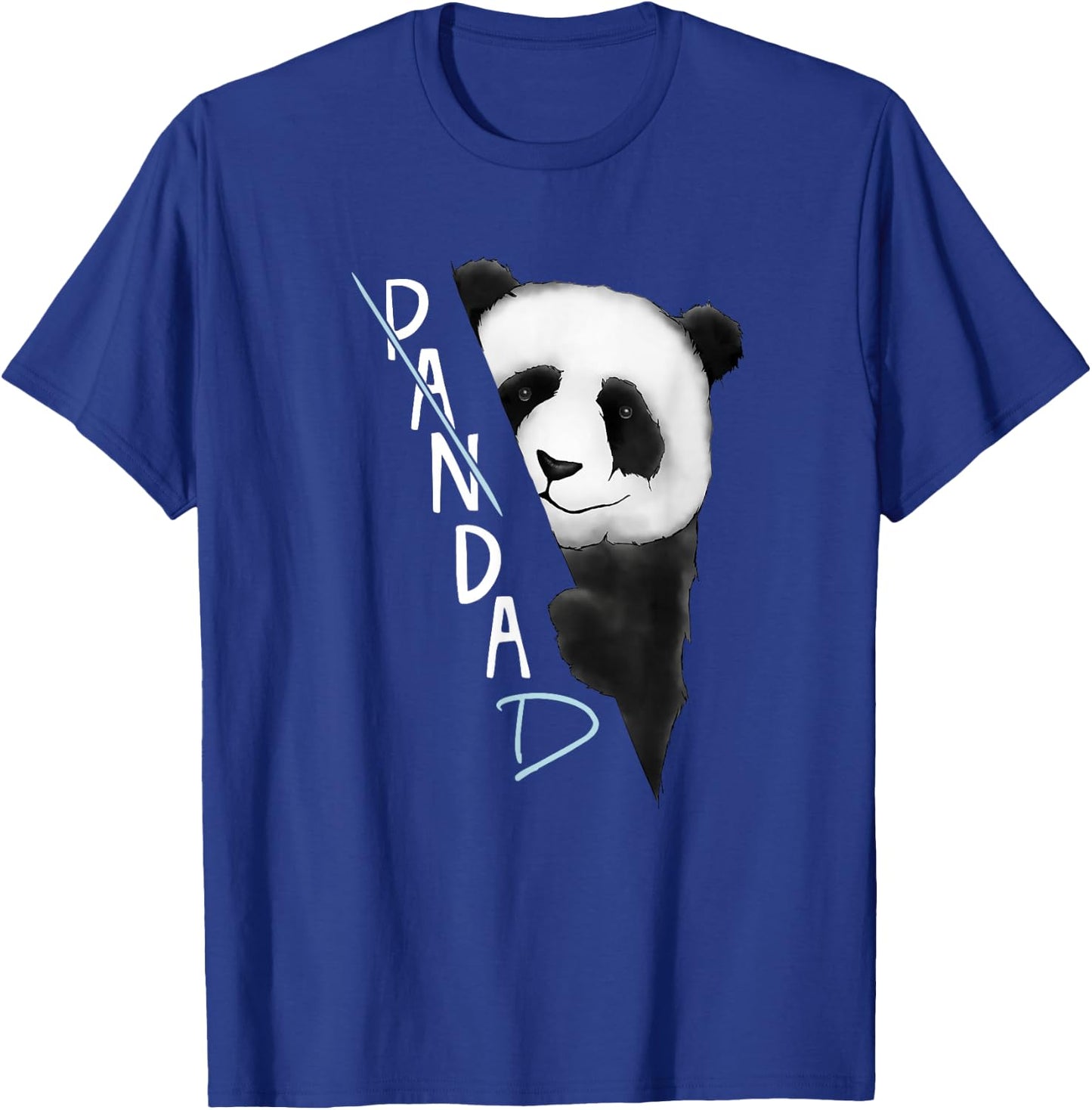 PanDAD | Panda Bear Bad Dad Joke Fathers Day T-Shirt - T-Shirt | Royal