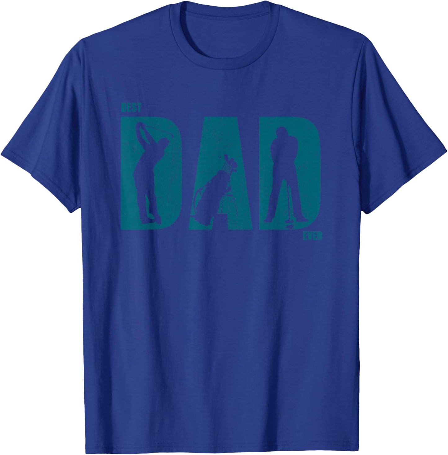 Best Golf Dad Ever T Shirt Golf Dad Shirt Father's Day Gift T-Shirt - T-Shirt | Royal