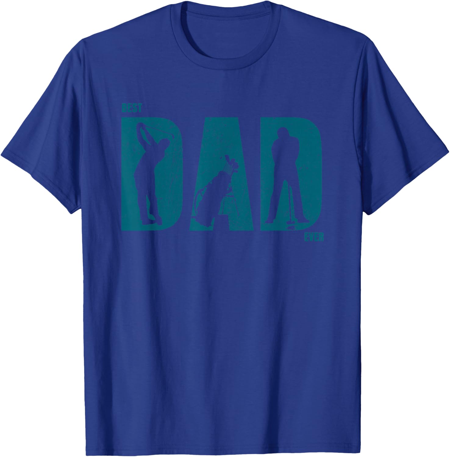 Best Golf Dad Ever T Shirt Golf Dad Shirt Father's Day Gift T-Shirt - T-Shirt | Royal