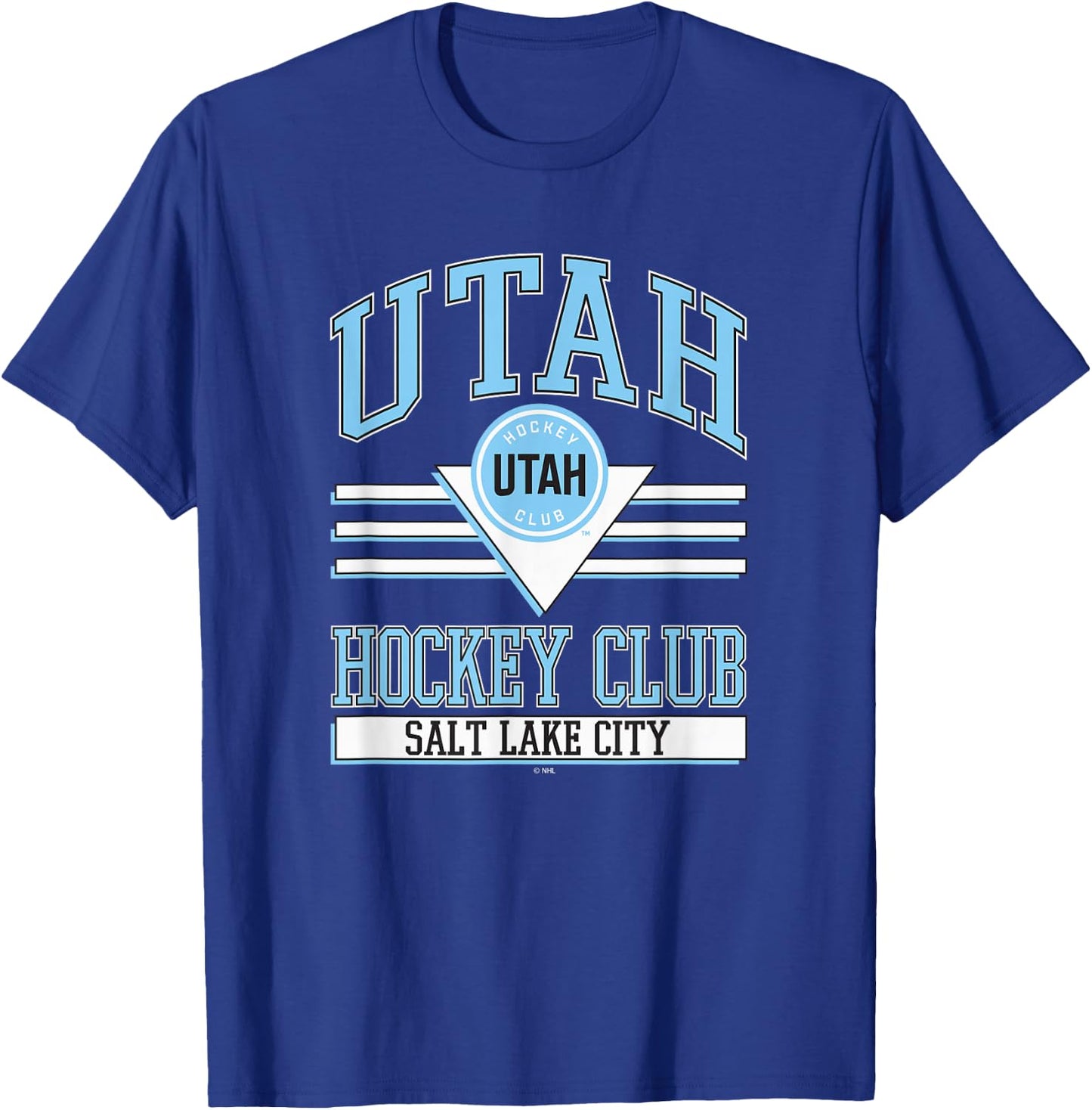 Utah Hockey Club Dark Heather Officially Licensed T-Shirt - T-Shirt | Royal