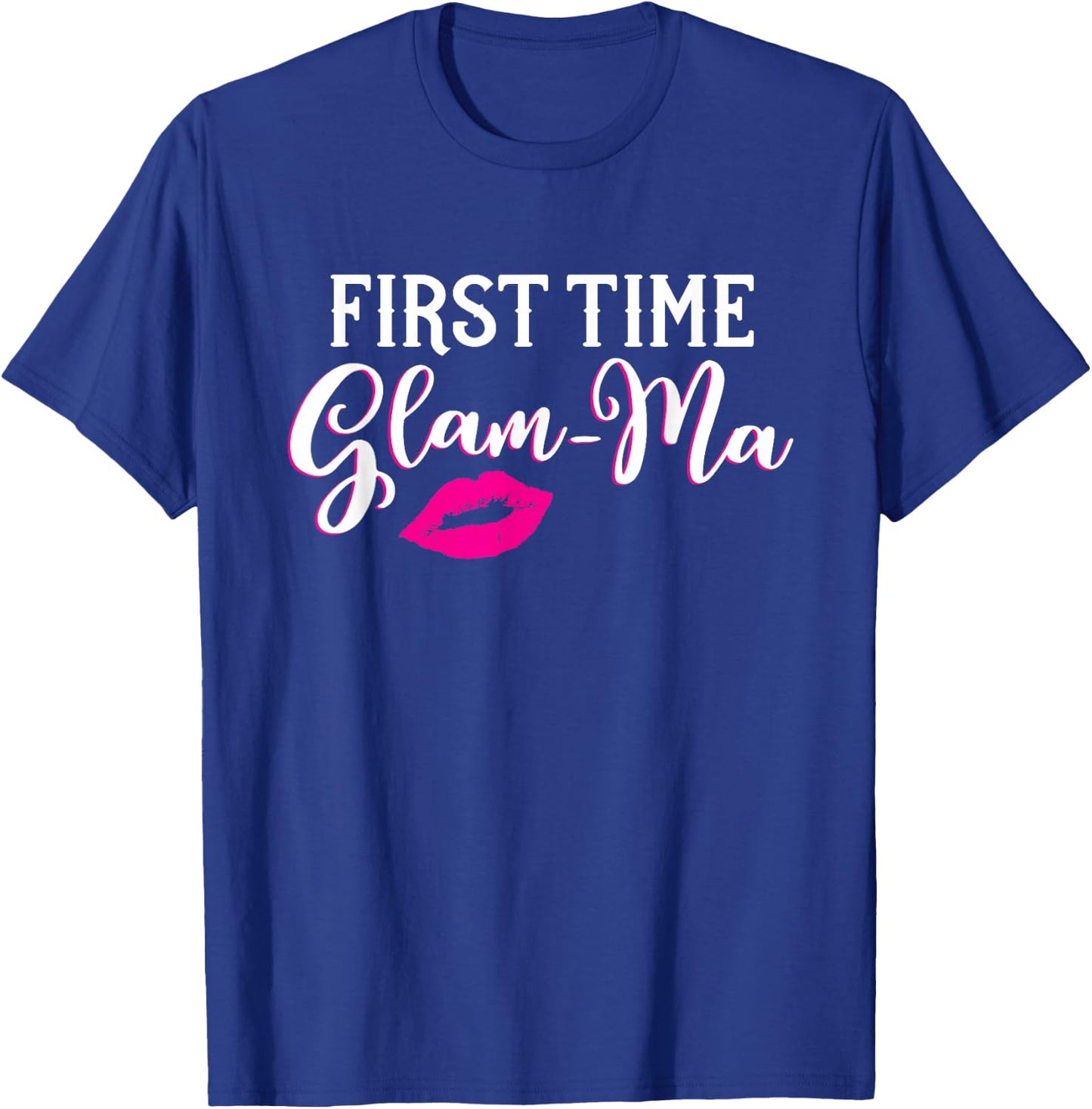 New Glam-Ma First Time Grandmother Gift T-Shirt - T-Shirt | Royal