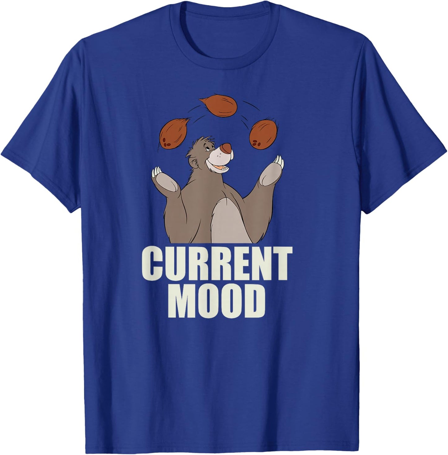 Disney - The Jungle Book Baloo Current Mood T-Shirt - T-Shirt | Royal