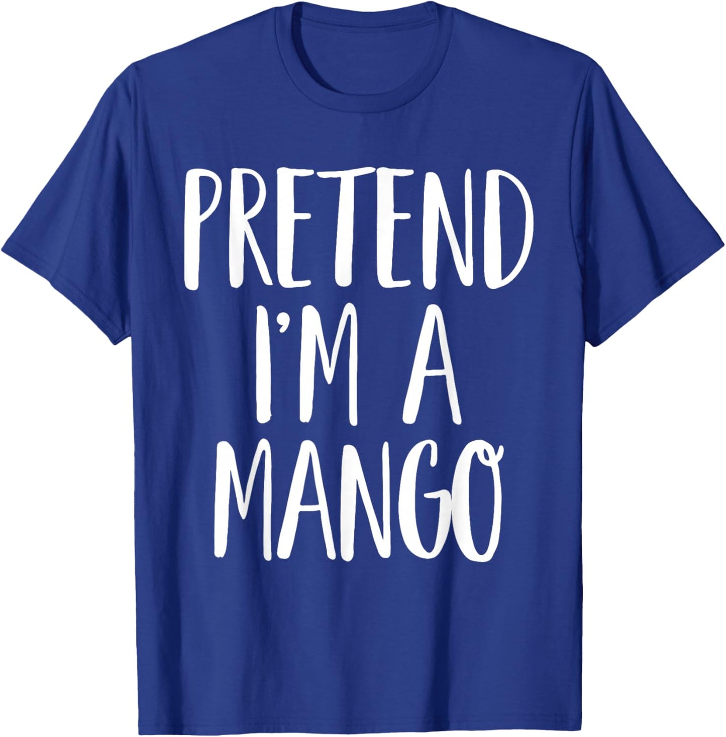Pretend I'm A Mango Family Women Men Kids Halloween Costume T-Shirt - T-Shirt | Royal