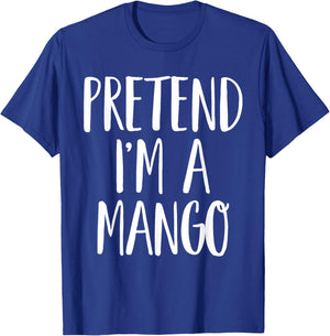 Pretend I'm A Mango Family Women Men Kids Halloween Costume T-Shirt - T-Shirt | Royal
