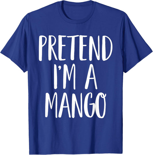 Pretend I'm A Mango Family Women Men Kids Halloween Costume T-Shirt - T-Shirt | Royal