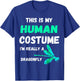 This Is My Human Costume I'm Really A Dragonfly Bugs T-Shirt - T-Shirt | Royal
