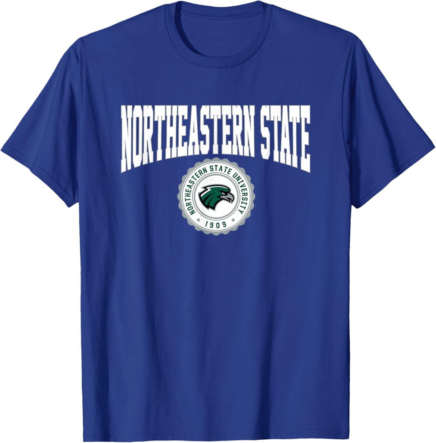 Northeastern State NSU RiverHawks Collegiate Seal T-Shirt - T-Shirt | Royal