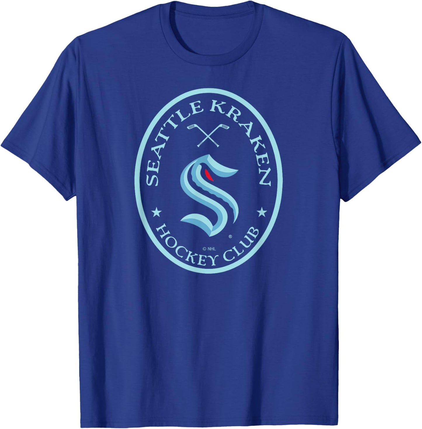Seattle Kraken Iconic Navy Officially Licensed T-Shirt - T-Shirt | Royal